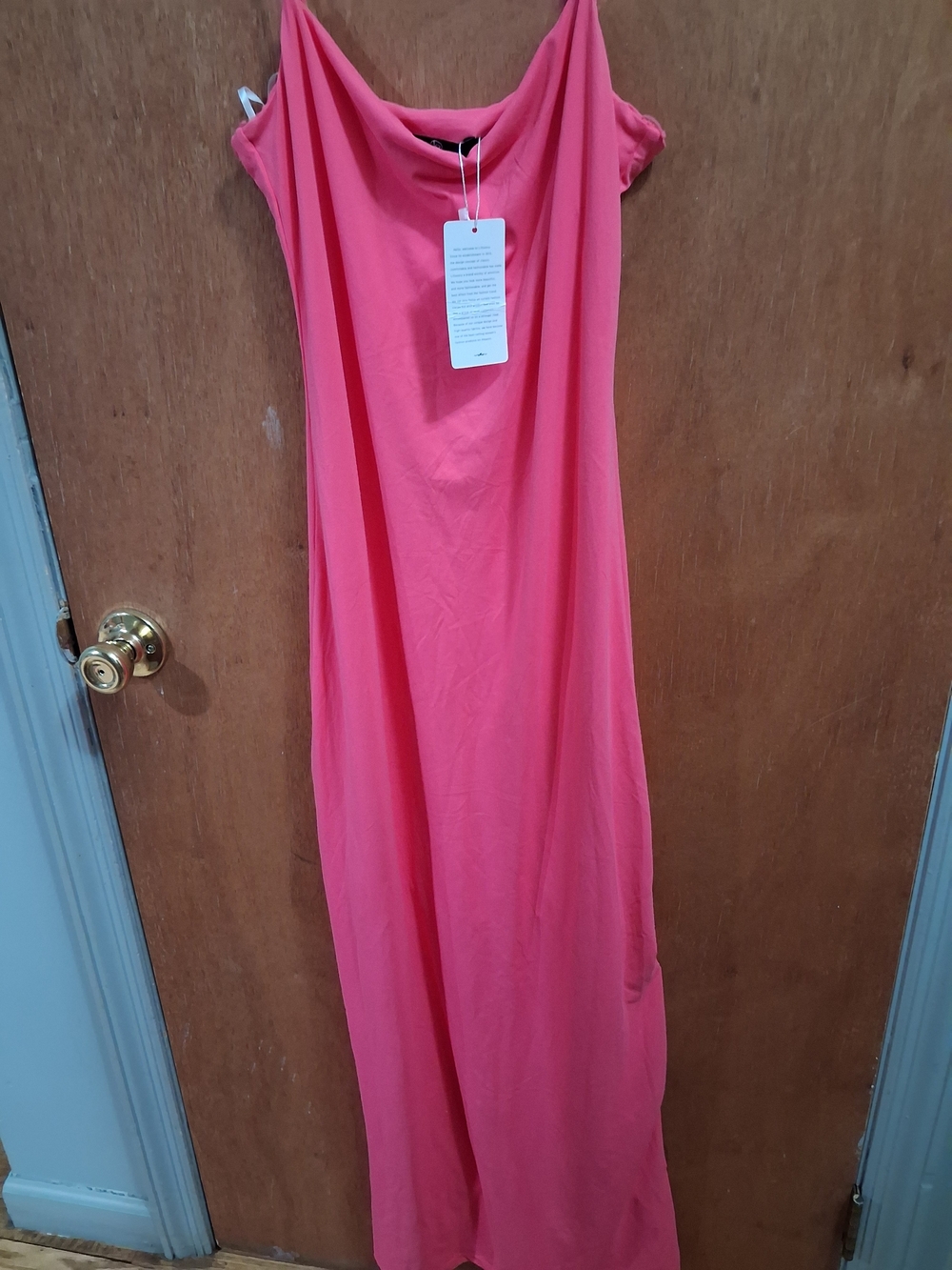 Sleeveless Coral Pink Maxi Dress - Effortless Everyday Style